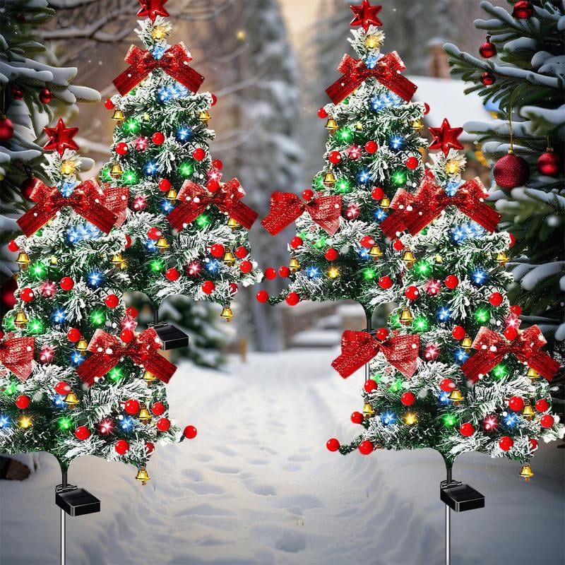 🔥Hot Sale 49% off🌟Upgrade Solar Christmas Trees Lights Outdoor Decoration Waterproof