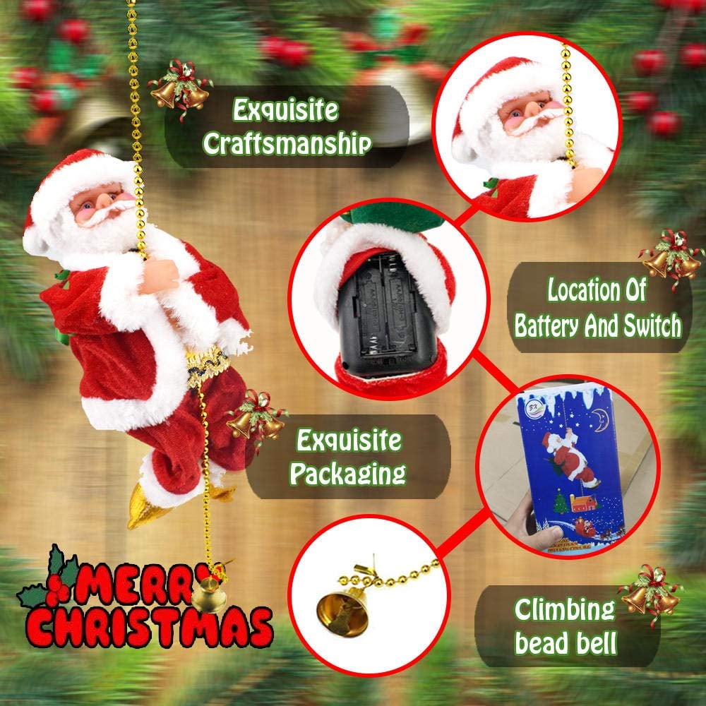 Limited-time 49% OFF- Electric Climbing Santa-Buy 2 Free Shipping