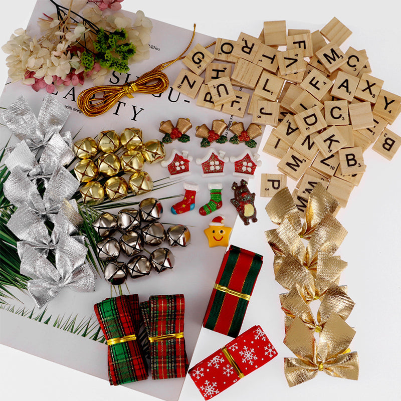 CHRISTMAS TREE DECORATIONS-DIY PERSONALIZED LETTER ORNAMENTS