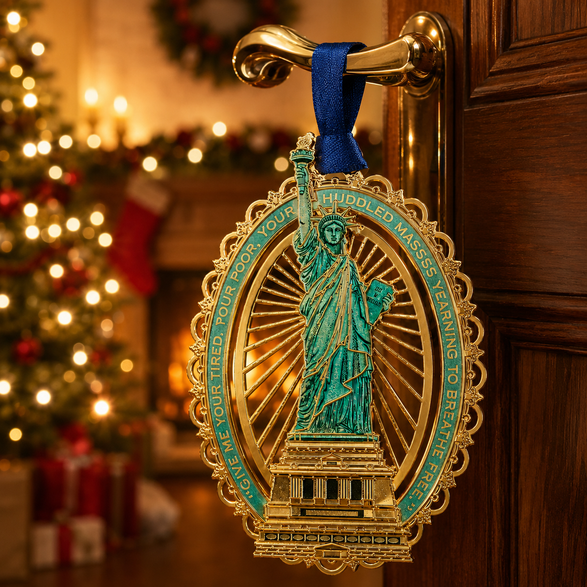 🔥250th Anniversary Statue of Liberty Christmas Tree Ornament