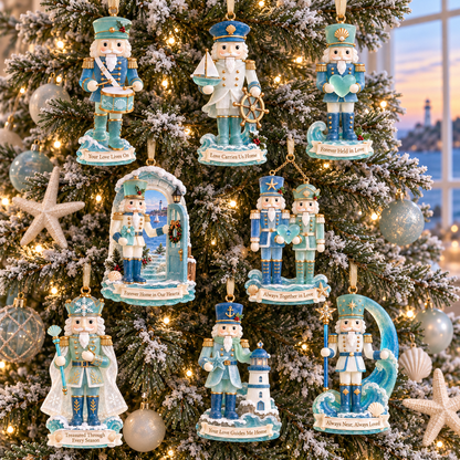Coastal Nutcracker Christmas Ornament