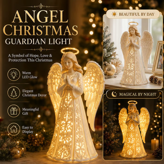 🔥Last Day 49% OFF✨Angel Christmas Guardian Light – A Symbol of Hope, Love & Protection