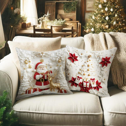 🔥Hot Sale 49% off🌟2D Christmas Pillow Cover Xmas Party Decoration