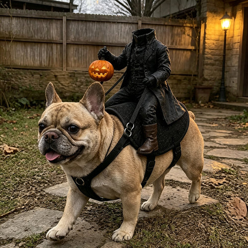 Puptailor Headless Horseman Pet Halloween Costume for Cat & Dog