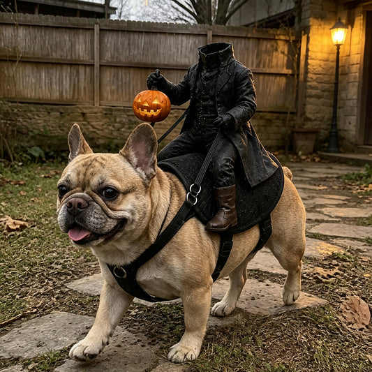 Puptailor Headless Horseman Pet Halloween Costume for Cat & Dog