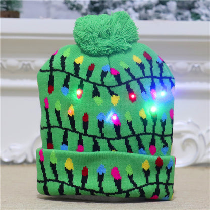 🎁2022 EARLY CHRISTMAS SALE - CHRISTMAS LED LIGHT KNITTED BEANIES