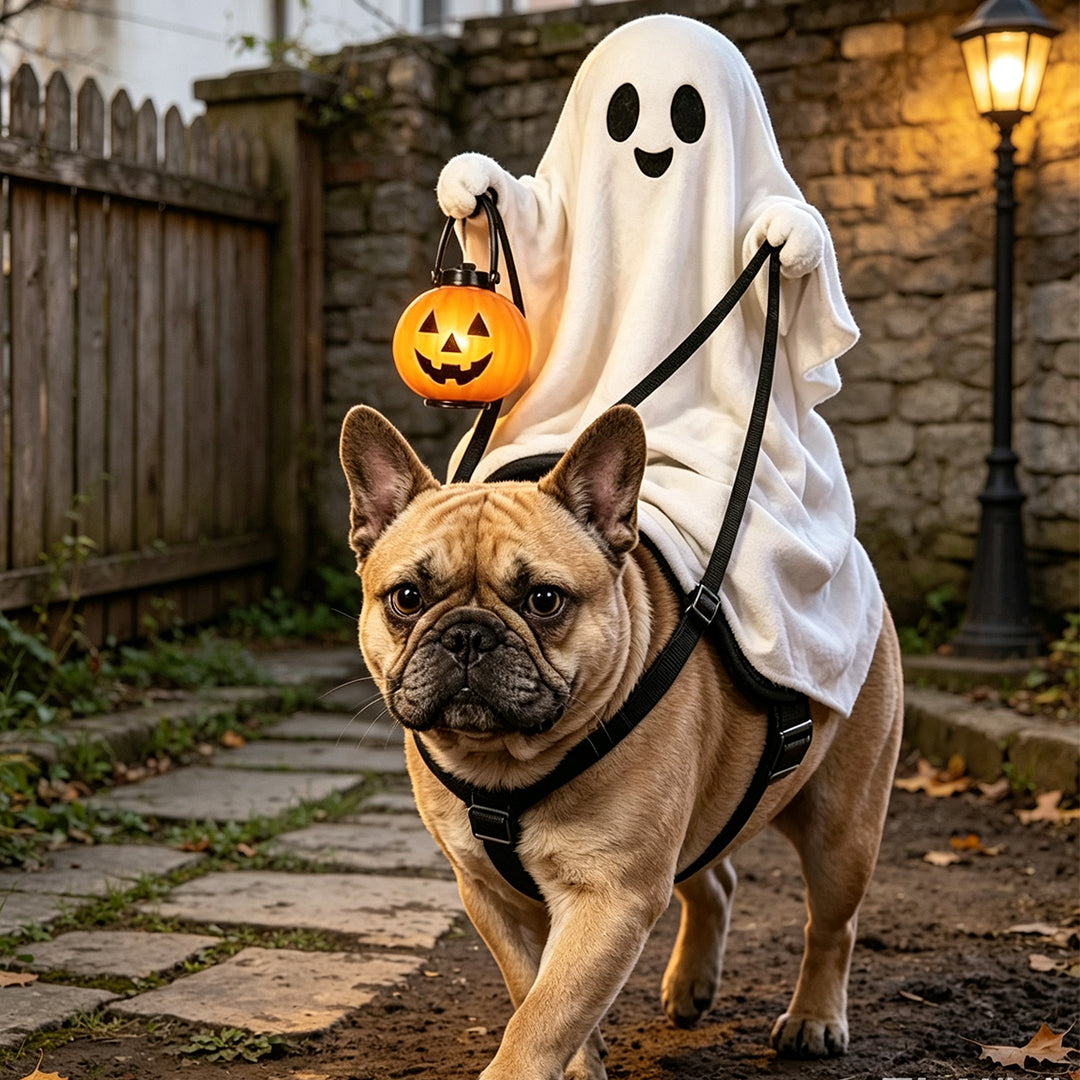 Puptailor Headless Horseman Pet Halloween Costume for Cat & Dog