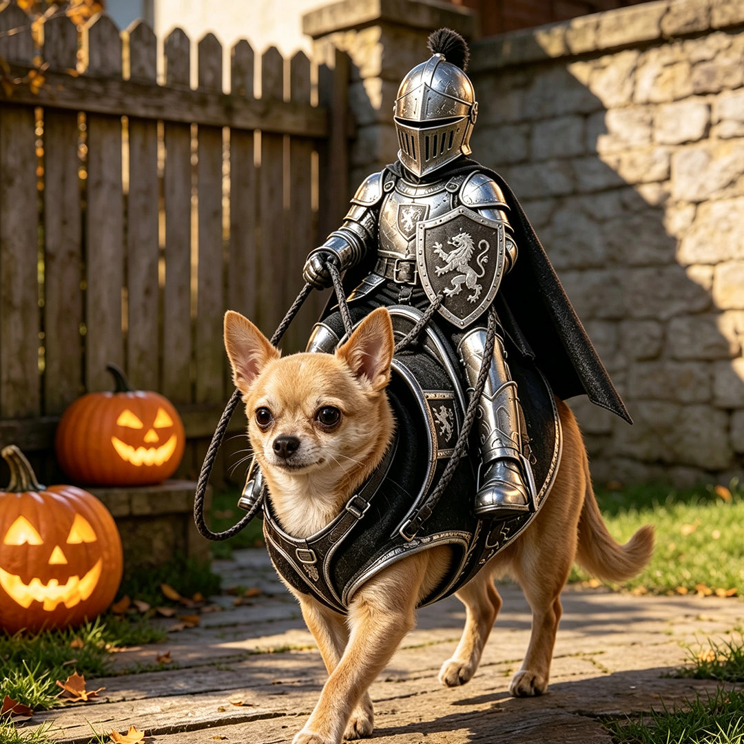 Puptailor Headless Horseman Pet Halloween Costume for Cat & Dog