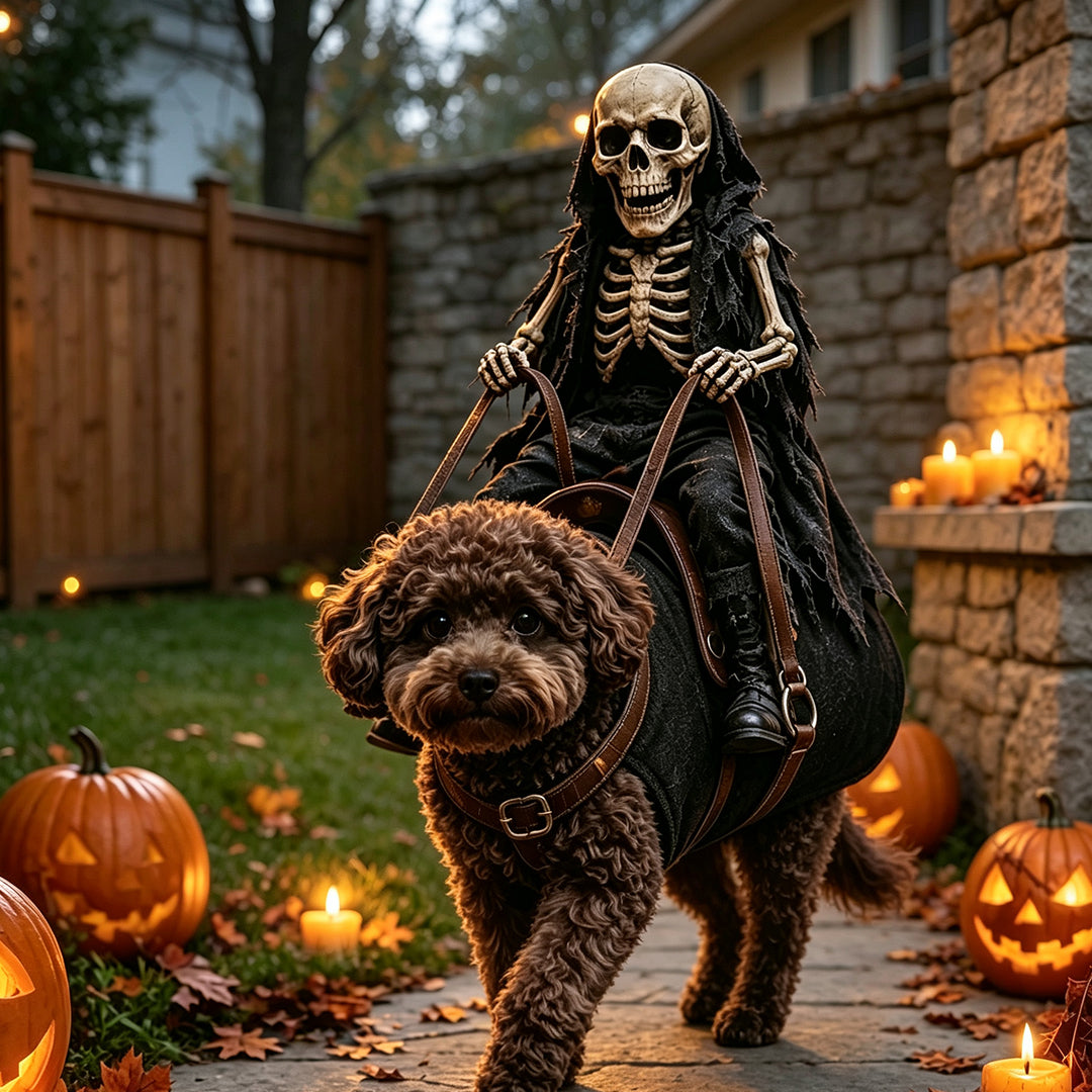 Puptailor Headless Horseman Pet Halloween Costume for Cat & Dog
