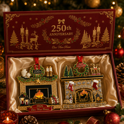 ✨Christmas fireplace decorations