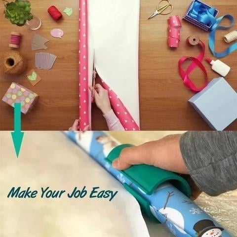 🎅EARLY CHRISTMAS SALE - 🔥Sliding Wrapping Paper Cutter(BUY 2 GET 2 FREE NOW)