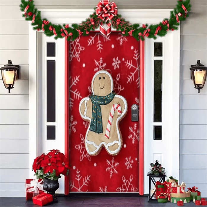 🌟Last day to get 49% off🌟2024 Christmas Front Door Decoration