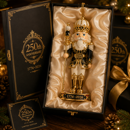 2026 America 250th Anniversary Nutcracker King Christmas Ornament – Commemorative Keepsake