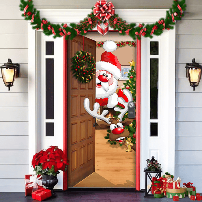 🌟Last day to get 49% off🌟2024 Christmas Front Door Decoration