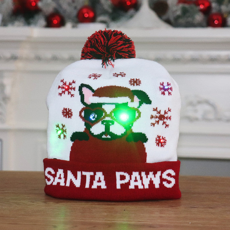🎁2022 EARLY CHRISTMAS SALE - CHRISTMAS LED LIGHT KNITTED BEANIES