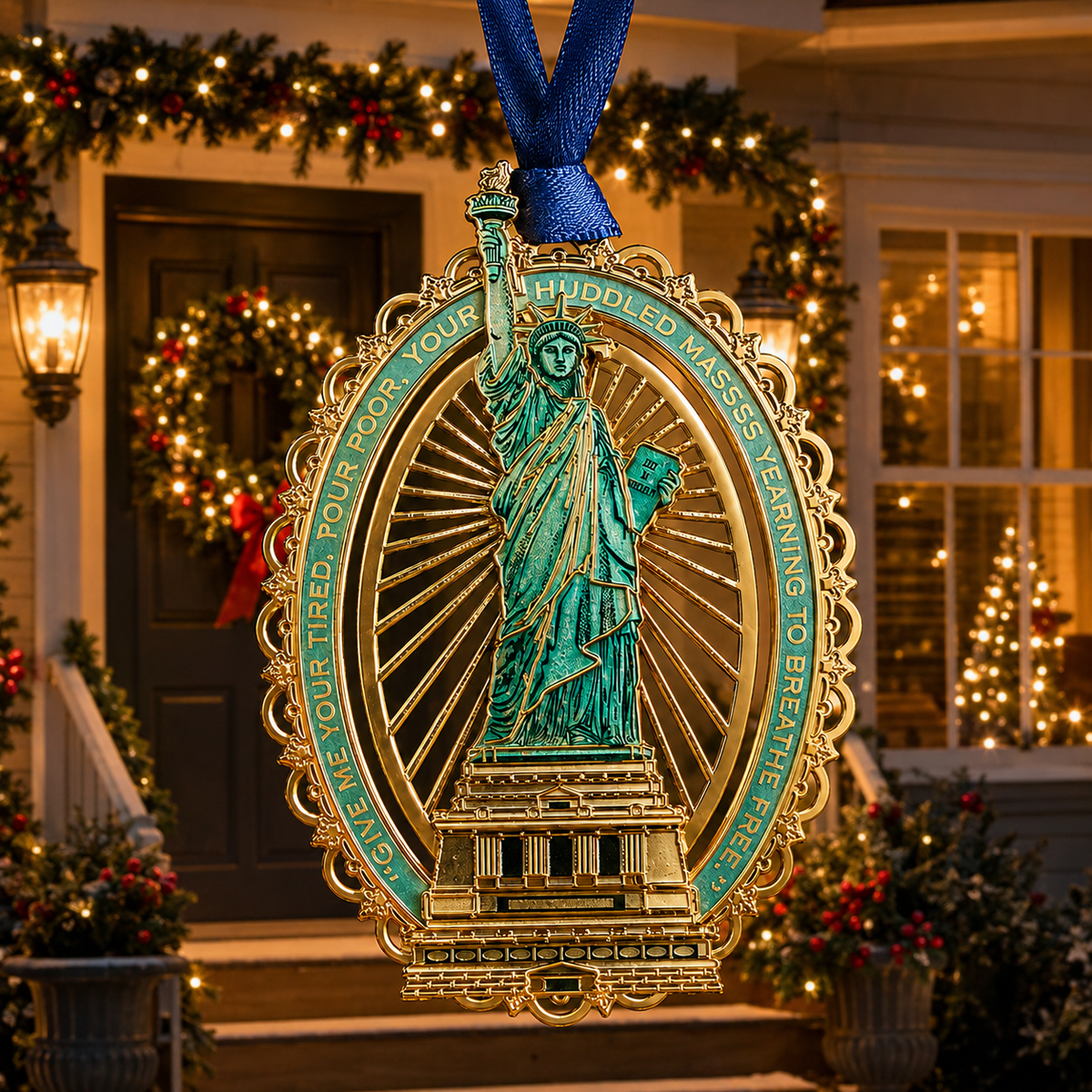 🔥250th Anniversary Statue of Liberty Christmas Tree Ornament