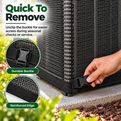 ❄️ Outdoor AC Mesh Cover – Keep Leaves & Debris Out This Fall