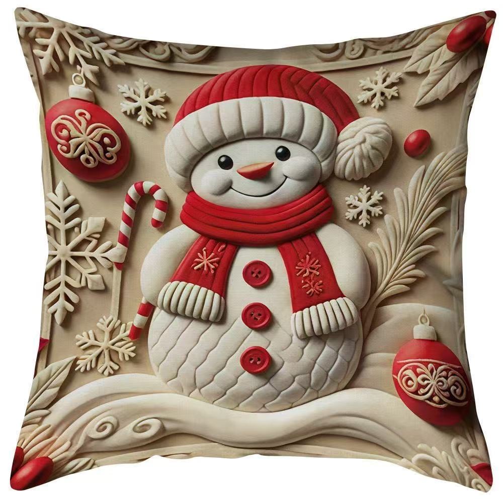 🔥Hot Sale 49% off🌟2D Christmas Pillow Cover Xmas Party Decoration
