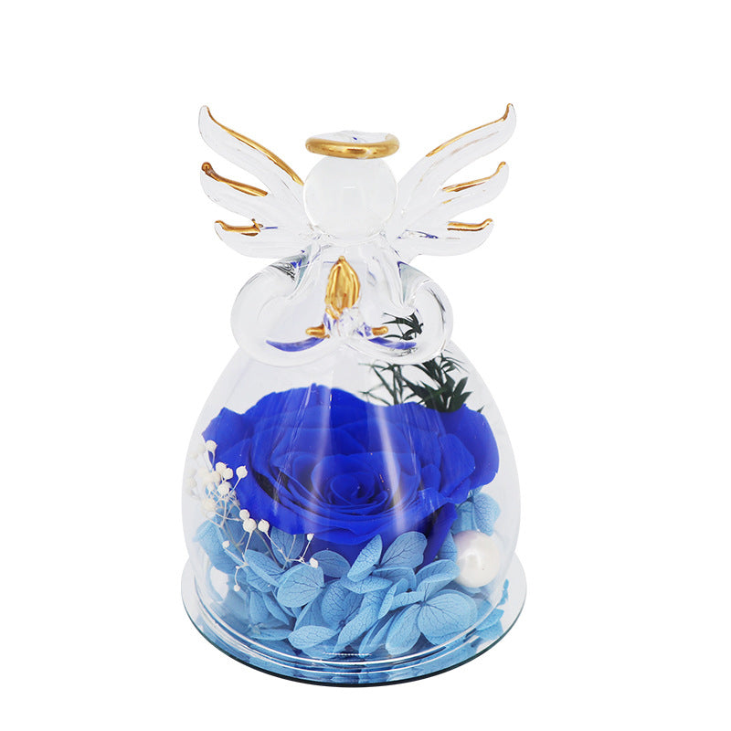 Glowing Little Angel Everlasting Rose Gift