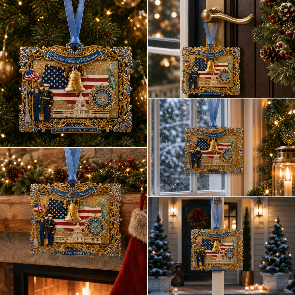 🔥250th Anniversary Christmas Tree Ornament
