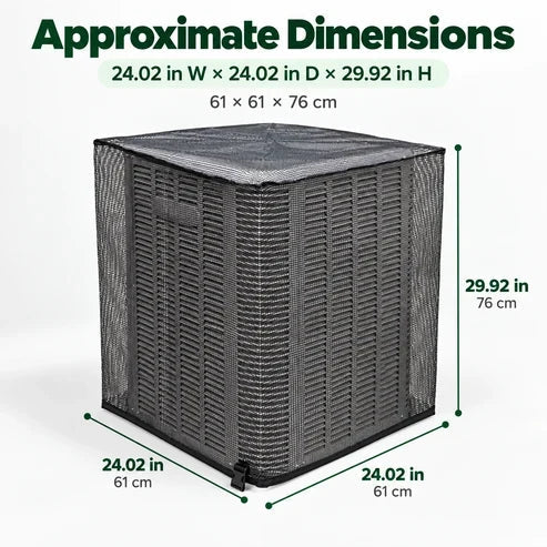 ❄️ Outdoor AC Mesh Cover – Keep Leaves & Debris Out This Fall