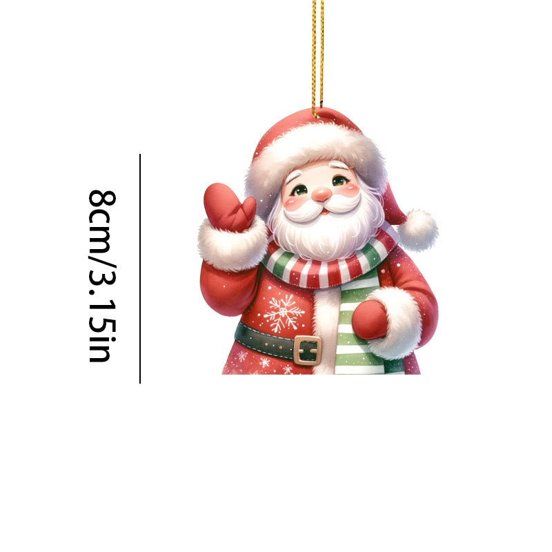 2024 New Christmas Tree Decoration Santa Claus Decoration