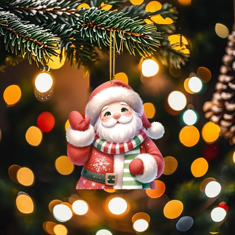 2026 New Christmas Tree Decoration Santa Claus Decoration