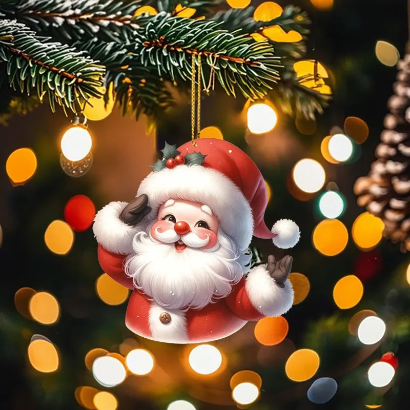 2026 New Christmas Tree Decoration Santa Claus Decoration