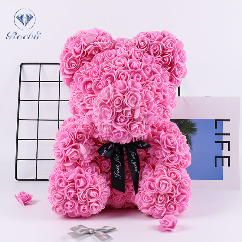 🎄Exclusive Christmas 60% discount🎄Preserved flower rose bear gift