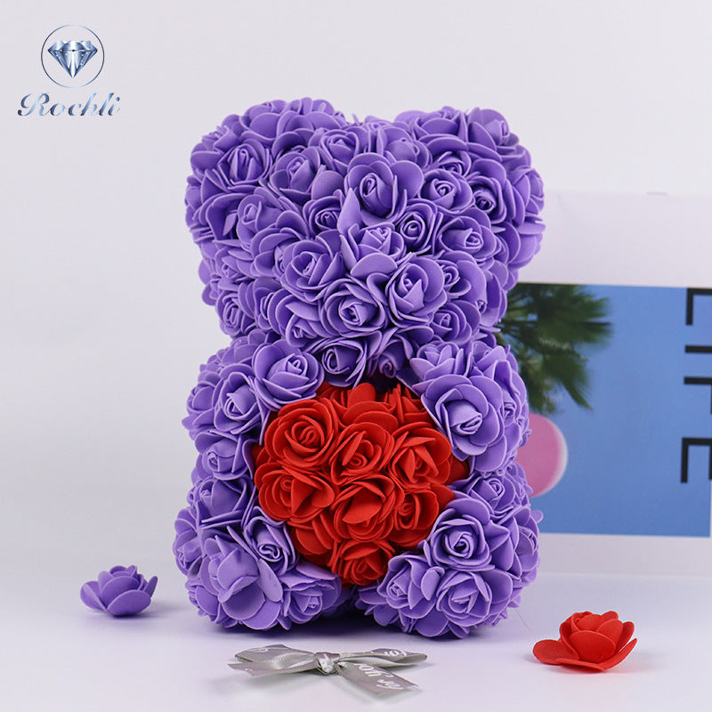 🎄Exclusive Christmas 60% discount🎄Preserved flower rose bear gift