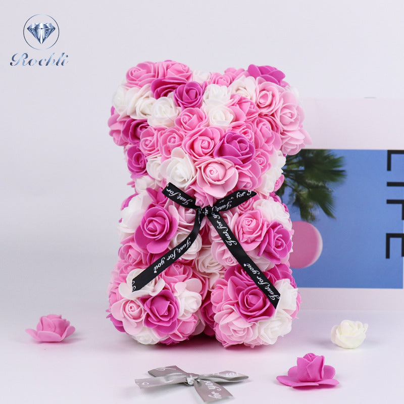 🎄Exclusive Christmas 60% discount🎄Preserved flower rose bear gift