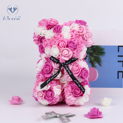 🎄Exclusive Christmas 60% discount🎄Preserved flower rose bear gift