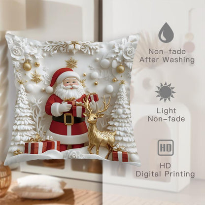 🔥Hot Sale 49% off🌟2D Christmas Pillow Cover Xmas Party Decoration