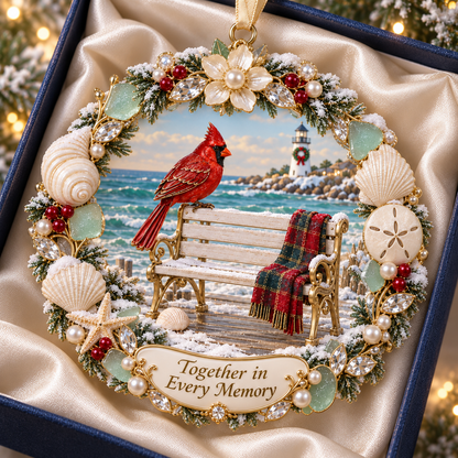 Coastal Cardinal Christmas Keepsakes
