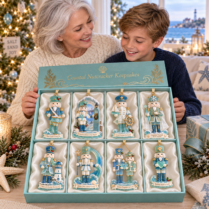 Coastal Nutcracker Christmas Ornament