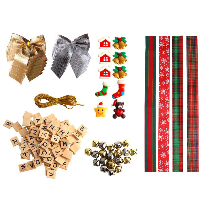 CHRISTMAS TREE DECORATIONS-DIY PERSONALIZED LETTER ORNAMENTS
