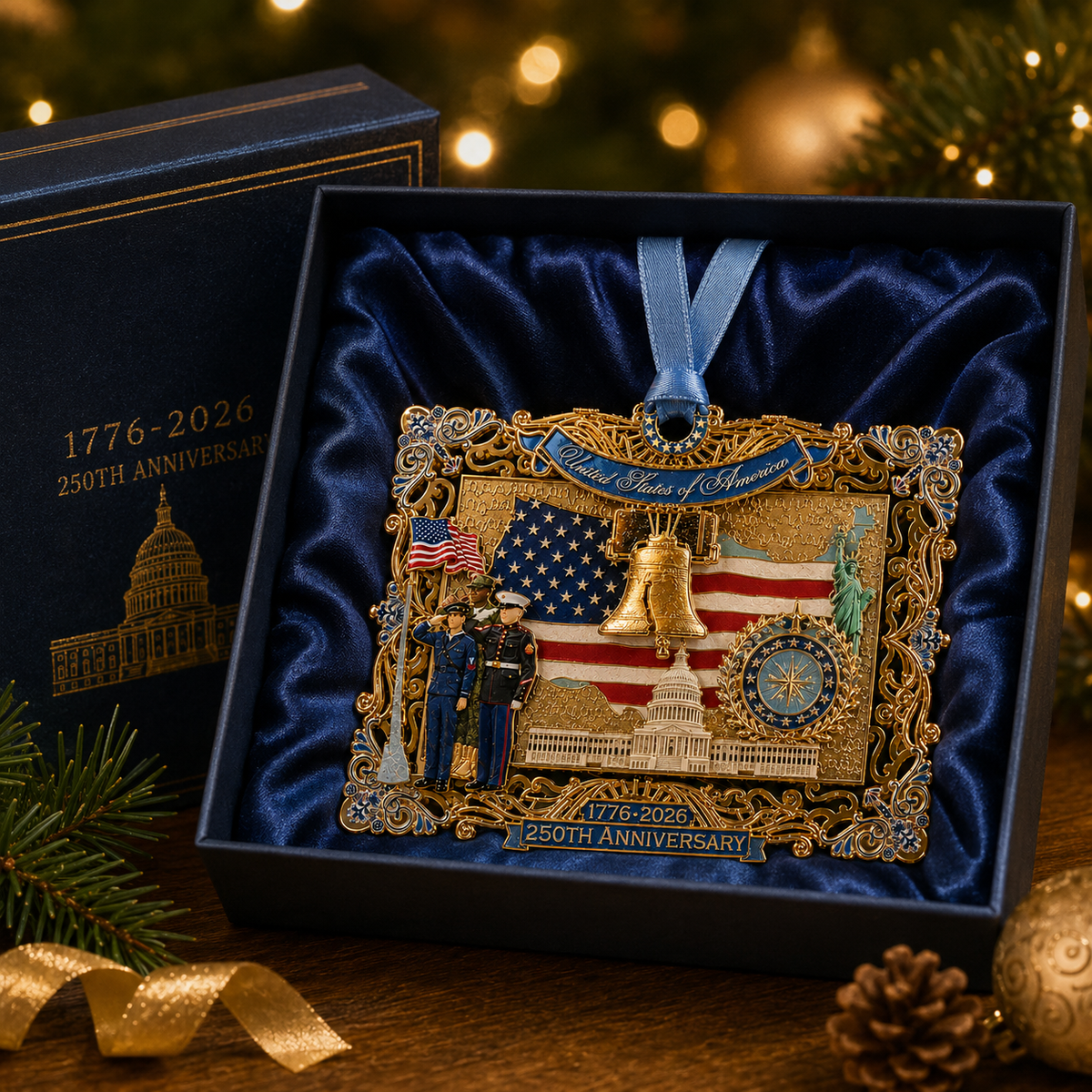 🔥250th Anniversary Christmas Tree Ornament