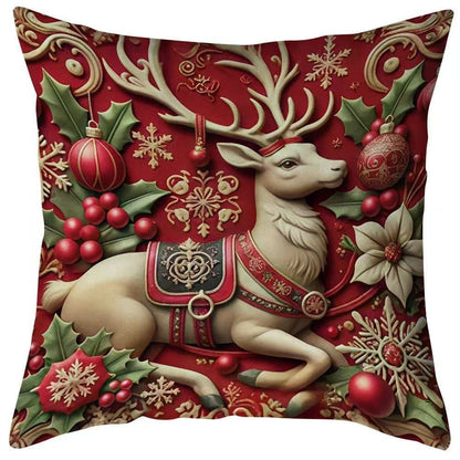 🔥Hot Sale 49% off🌟2D Christmas Pillow Cover Xmas Party Decoration