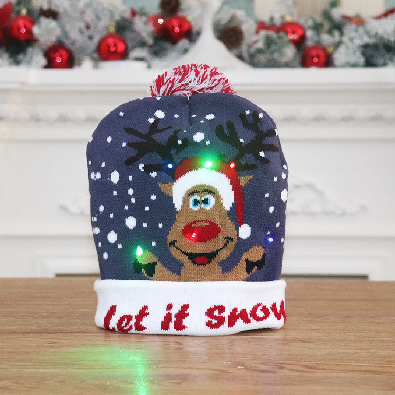 🎁2022 EARLY CHRISTMAS SALE - CHRISTMAS LED LIGHT KNITTED BEANIES