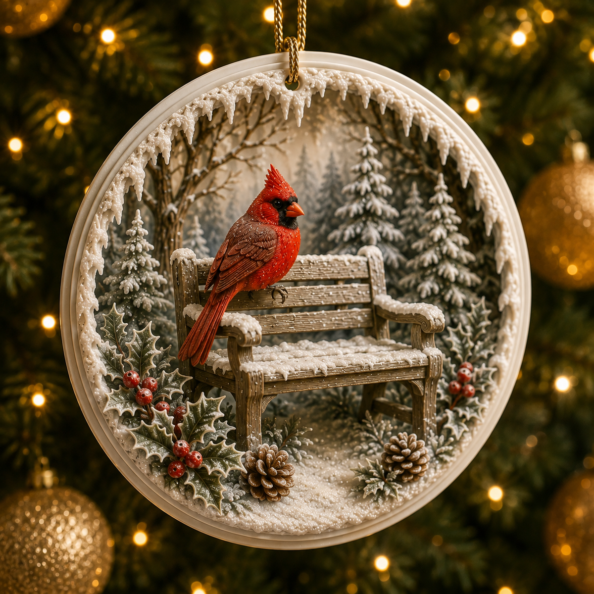 ⏰ Limited anniversary edition✨ Limited anniversary edition✨Cardinal Ornament