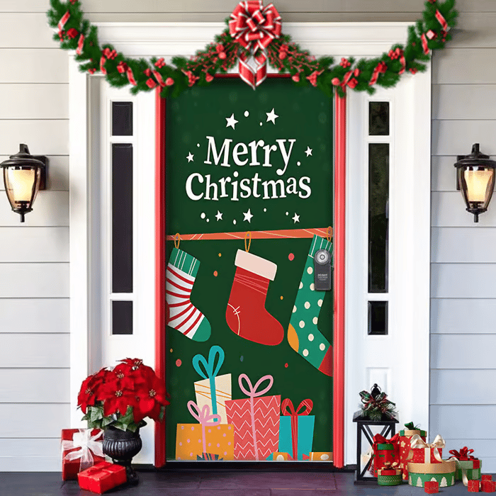 🌟Last day to get 49% off🌟2024 Christmas Front Door Decoration
