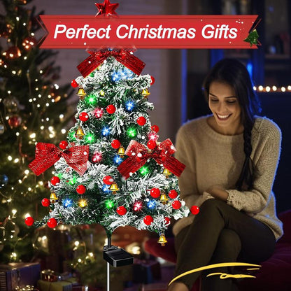 🔥Hot Sale 49% off🌟Upgrade Solar Christmas Trees Lights Outdoor Decoration Waterproof