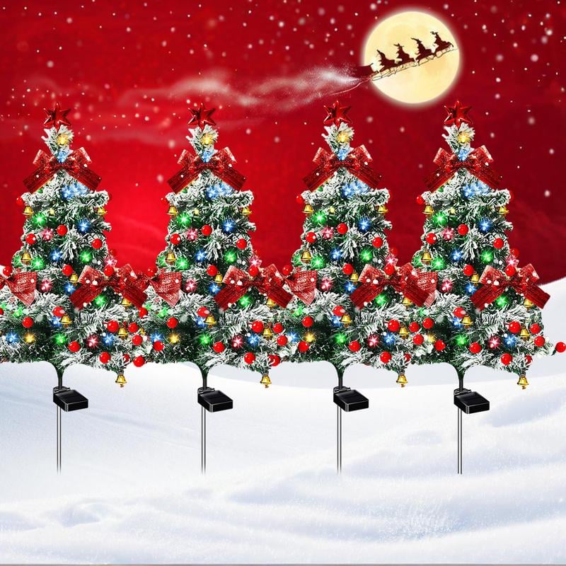 🔥Hot Sale 49% off🌟Upgrade Solar Christmas Trees Lights Outdoor Decoration Waterproof