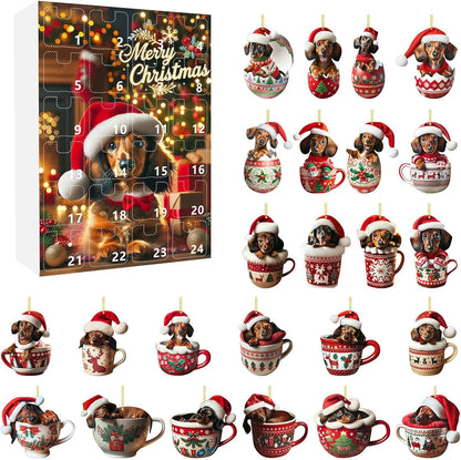 2024 Christmas Dachshund Advent Calendar