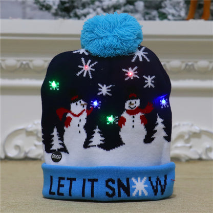 🎁2022 EARLY CHRISTMAS SALE - CHRISTMAS LED LIGHT KNITTED BEANIES