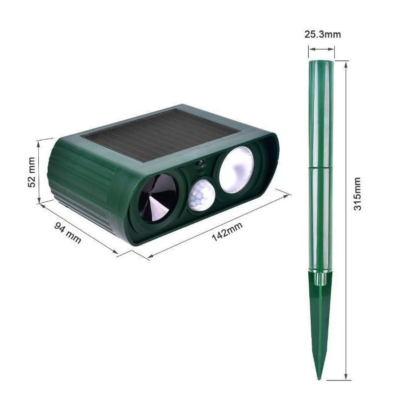⏳Time-limited Special⏰Outdoor Solar Powered Ultrasonic Animal Repeller🔊